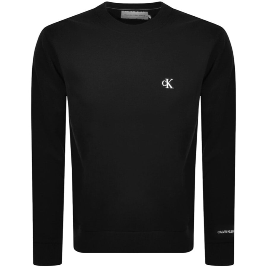 Calvin Klein Jeans Essential Sweatshirt Black Mainline Menswear